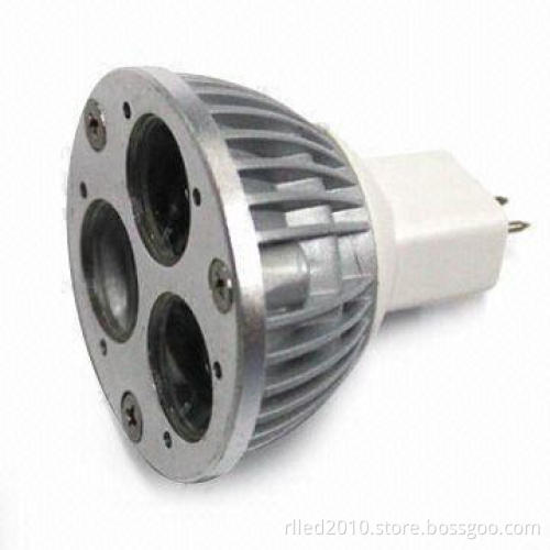 high brightness high power e27 mr16 gu10 3w led spotlight